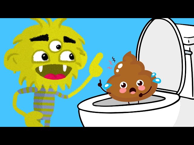 Flush Me Potty Song | Heathy Habits Kids Songs and Nursery Rhymes class=