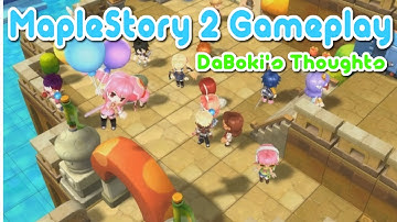 MapleStory 2 Gameplay Trailer - DaBoki