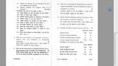 accounting for managerial decision mcom ist year kuk dde old exam paper 1  3