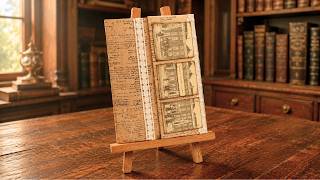 Turning Packaging into a Beautiful Vintage Folio | #JunkyJune