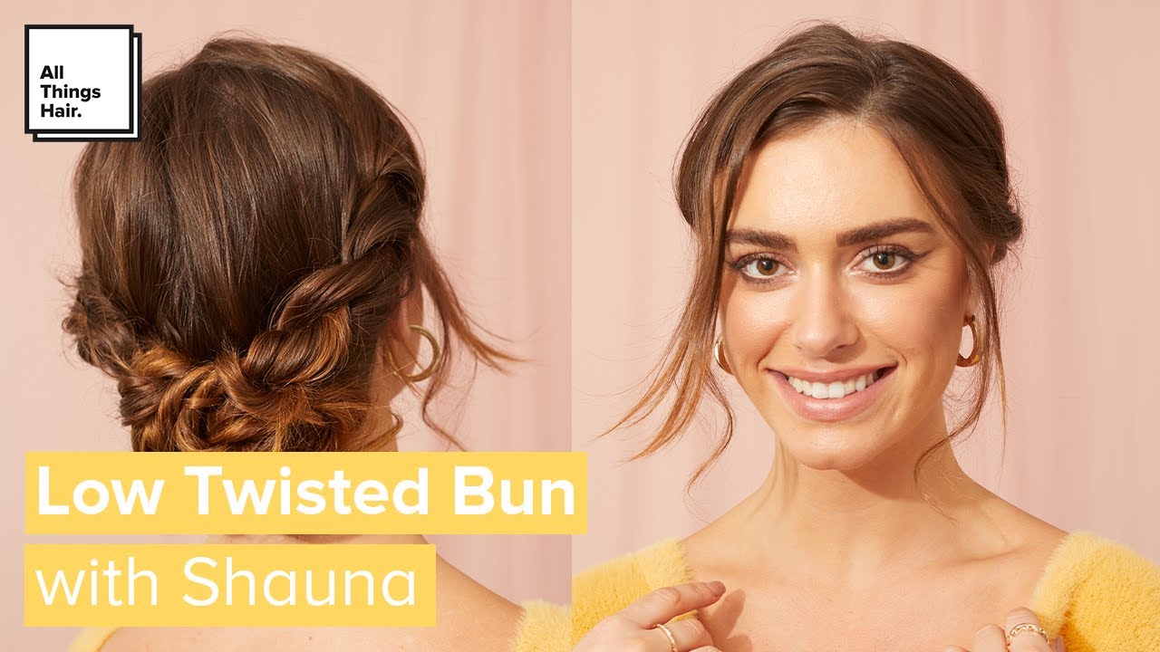 Low Twisted Bun: Master this Classically Chic Style for the Holidays | All  Things Hair US