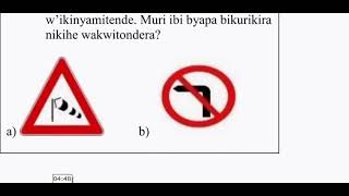 amategeko yumuhanda isomo rya 1/14 iga icymweru kimwe maze tuguhe ikiamini kigutegura