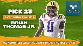 Jacksonville Jaguars Pick Brian Thomas Jr. | 2024 NFL Draft Coverage