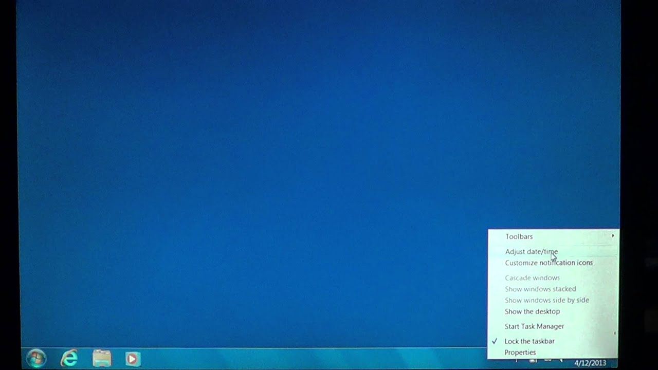 Windows 7 How to set up your timezone YouTube