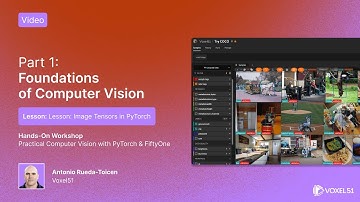 Part 1: Foundations of Computer Vision | Lesson: Image Tensors in PyTorch