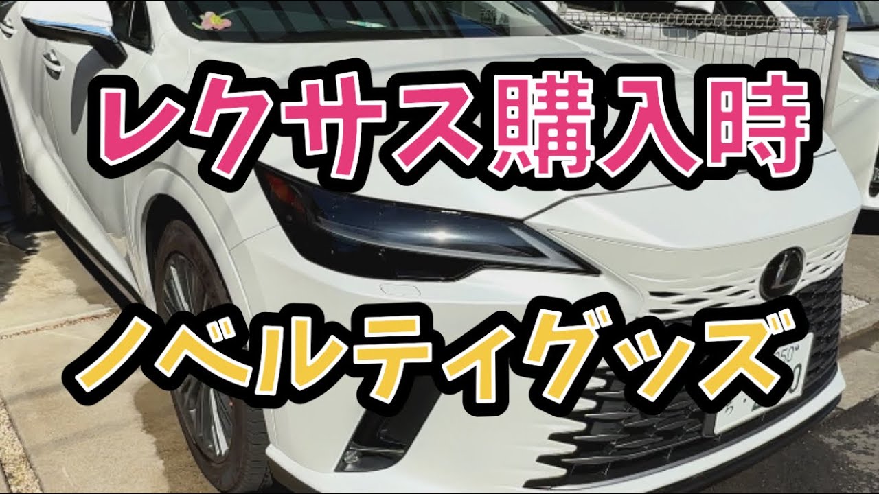 LEXUS RX購入でノベルティグッズGet！ - YouTube
