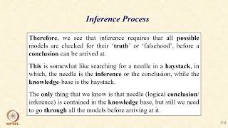Week 4: Lecture 21: Concept of Logic and Logical Reasoning