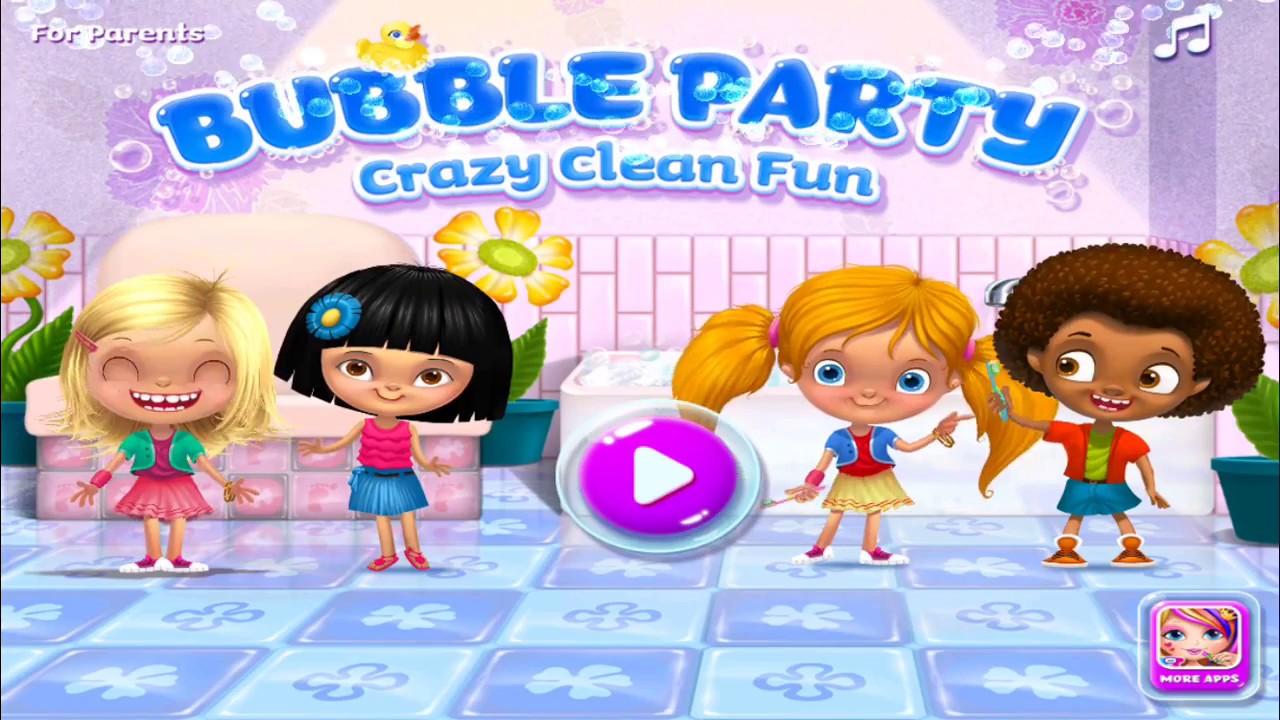Bubble Party - Crazy Clean Fun Bath Time Kids Game - Fun Educational Learning Game For Kids
