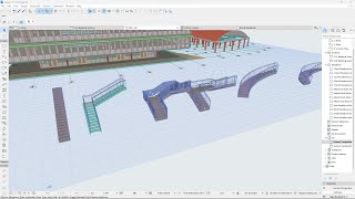 ARCHICAD - Lesson 18 - Modelling and Creating Objects with the Morph Tool, Ramp, Stairs, Railings
