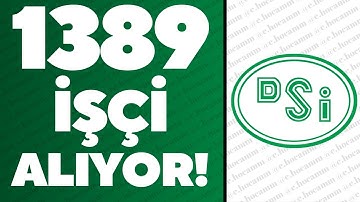 DSİ KURAYLA 1379 İŞÇİ ALIYOR- DSİ KURAYLA İŞÇİ ALIMI BAŞVURUSU NASIL YAPILIR UYGULAMALI ANLATIM