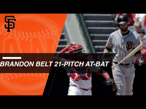 SF@LAA: Belt battles through 21-pitch AB vs. Barria