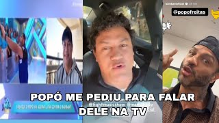 Popó e Bambam trocam farpas ao vivo na Tv