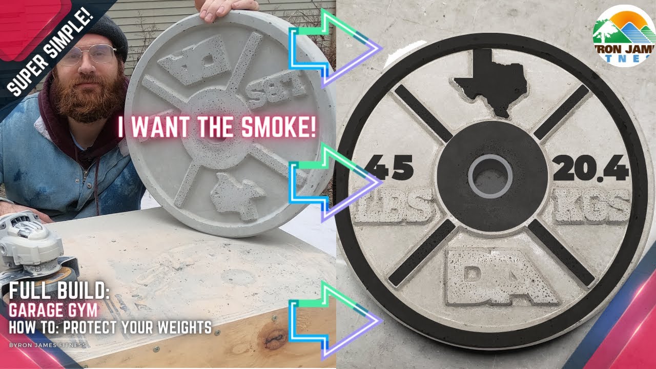 DIY Concrete Weight Plates  SAVE MONEY & DON'T BUY MOLDS