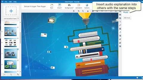 Focusky Tutorial--How to Insert Audio Explanation
