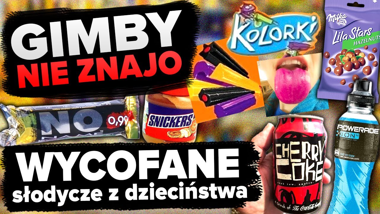 SŁODYCZE Z DZIECIŃSTWA, które zostały ZAKAZANE ❌ Już ich NIE KUPISZ!
