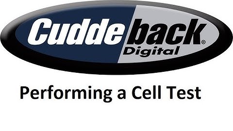 Cuddeback Cell camera Cell Test
