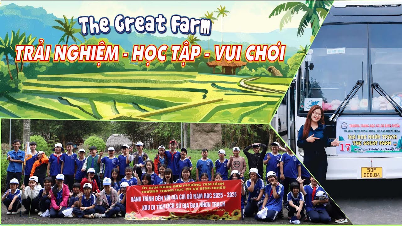 (  THE GREAT FARM ) NƠI TRẢI NGHIỆM, HỌC TẬP, VUI CHƠI ĐÍCH THỰC (DÂNG HƯƠNG TẠI ĐỊA ĐẠO NHƠN TRẠCH)
