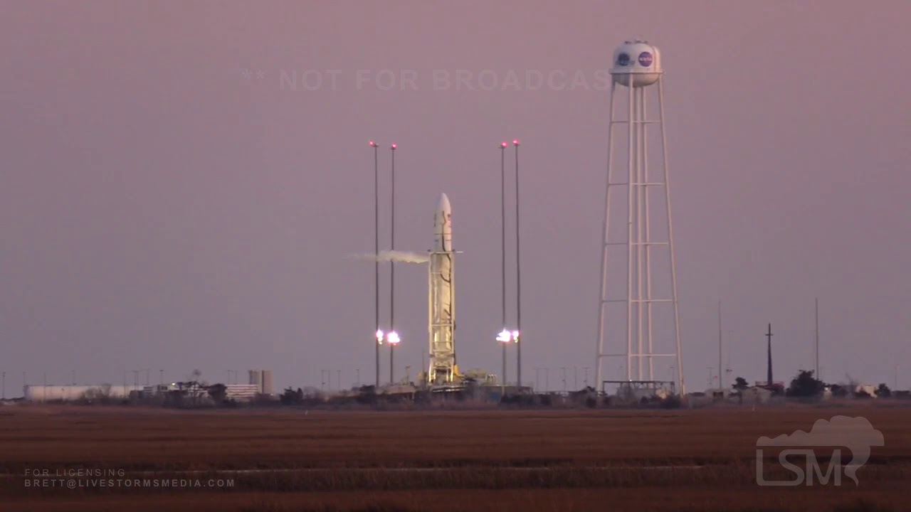 02-09-2020 Wallops Island,VA CRS13 Northrop Grumman Cygnus Rocket Launch Abort Audio & Reactions