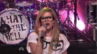 Avril Lavigne - What The Hell @ The Tonight Show Jay Leno 14/03/2011
