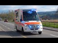 Ambulance 08 Lucerne Cantonal Hospital - emergency response through Sempach
