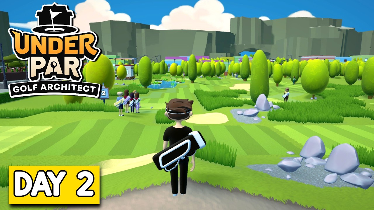 Taking On Putter Down & Golf Influencer! - Under Par Golf Architect - Day 2