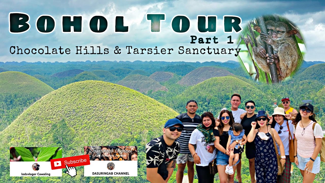 BOHOL TOUR Part 1 Chocolate Hills & Tarsier Sanctuary w/ Dasuringab