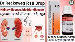 Dr Reckeweg R18 Drop Uses In Hindi  Kidney Disease Urinary Bladder Irritation Uti Kidney Damage