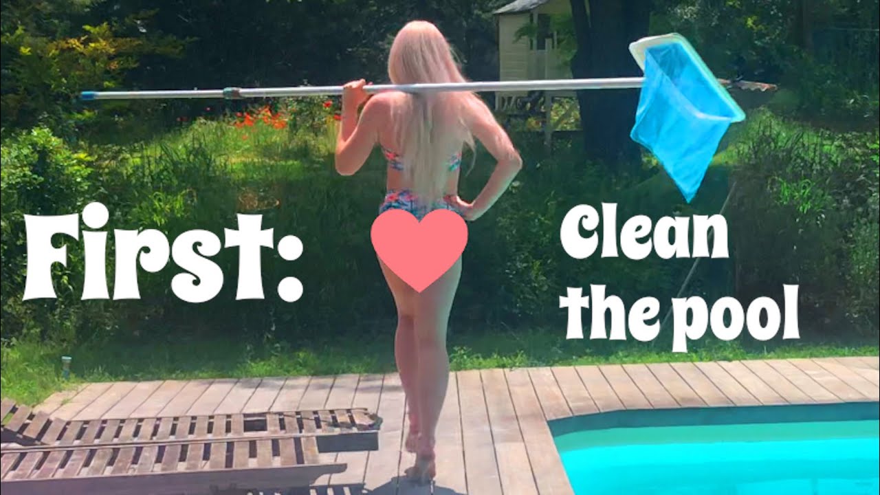 Two Crossdressers At A Pool Party