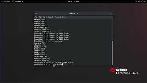 6  Managing Users & Group Commands in RHEL 8