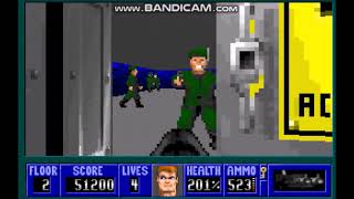 Wolfenstein 3D Super Shooter E1M2 100%