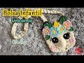 Bolsa em crochê infantil Unicornio - Renata Vieira