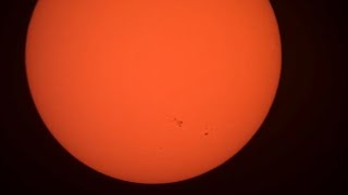 2021.9.11 천체망원경 태양 관측,촬영 영상