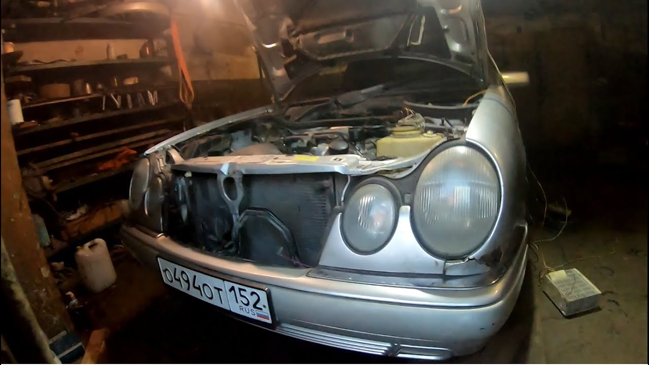 Объем фреона мерседес w210