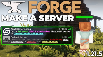 How To Make a Forge Server Minecraft 1.21.5