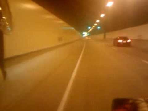 Clem Jones tunnel on back of cb400 3/4