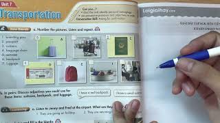Lesson 1 - Unit 7. Transportation - Tiếng Anh 7 iLearn Smart World