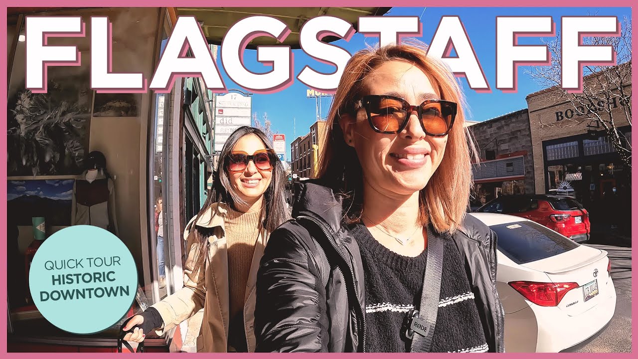 A Little Tour of Historic Downtown Flagstaff, Arizona in November