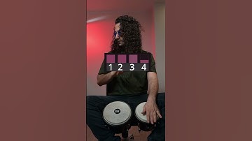 Bachata derecho rhythm with bongo at 100bpm #bachata