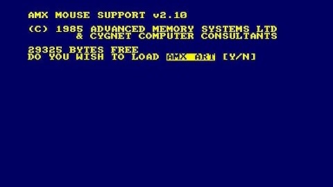 AMX Art Review for the Amstrad CPC by John Gage