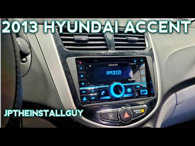 2013 Hyundai accent radio removal 