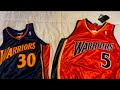 Comparing Mitchell and Ness to Original Adidas Warriors Basketball jersey (Steph Curry, Baron Davis)