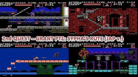 Castlevania III Dracula’s Curse: NES – No Damage/ Hard mode/ Grant Only/ Easy Rute - Sypha