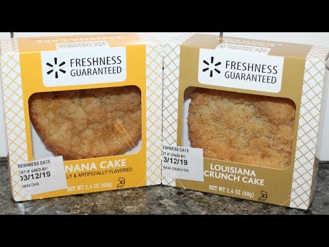 Walmart: Banana Cake and Louisiana Crunch Cake Review