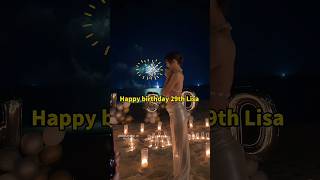 Lisa celebrating her 29th birthday in a grand and romantic way!! 🌅🍾 #blackpink #lisa Wealth