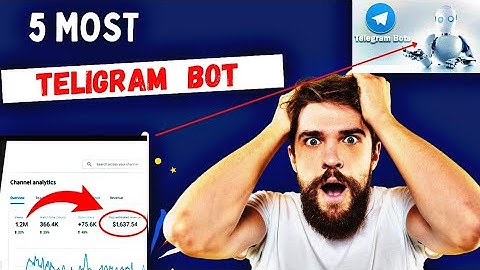 5  Useful Telegram Bots 💥 You Should Try Right now👍😱