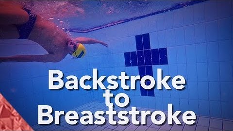 crossover turns swimming Backstroke to breaststroke transition technique. Individual medley swimming