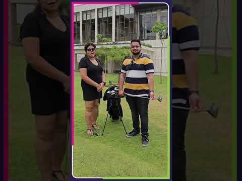 RJ Rohit And RJ Ayesha at JW Marriott Bengaluru Prestige Golfshire Resort And Spa