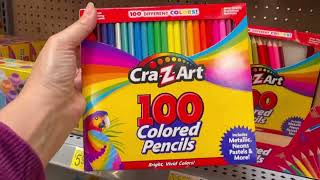 Good Price 💲👍 100 Colored Pencils 🎨 Cra-Z-Art & Crayola 😍 Walmart Shopping 🛒 Coloring Together!