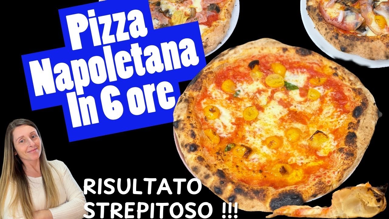 Pizza napoletana in 6 ore | un risultato che ti stupirà 