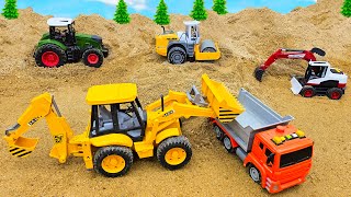Diy tractor mini Bulldozer to making concrete road | Construction Vehicles, Road Roller
